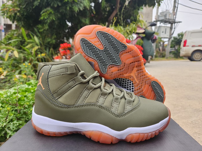 Men's Running weapon Air Jordan 11 Olive Shoes 052 Men's Running weapon Air Jordan 11 Olive Shoes 052